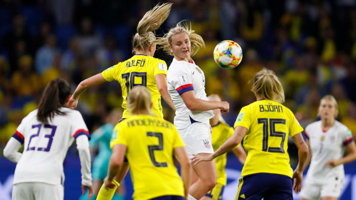Lindsey Horan and the USWNT face Sweden in the 2019 Women's World Cup